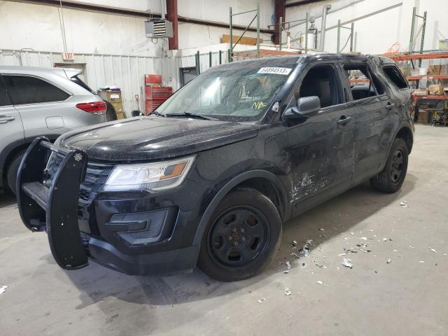 1FM5K8AR6GGB35721 - 2016 FORD EXPLORER POLICE INTERCEPTOR BLACK photo 1