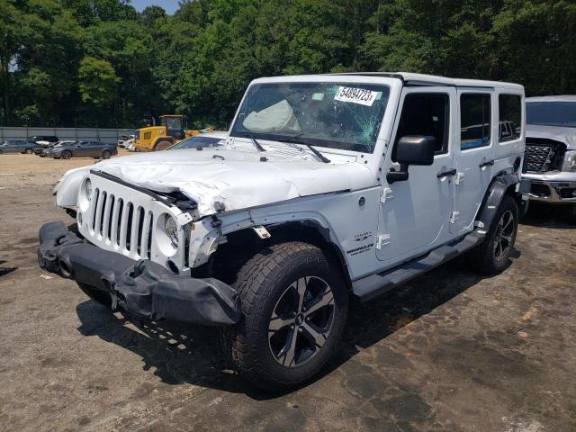 1C4BJWEG1HL547982 - 2017 JEEP WRANGLER U SAHARA WHITE photo 1