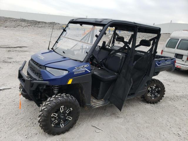 4XARSK995M8476077 - 2021 POLARIS RANGER CREW XP 1000 PREMIUM RIDE COMMAND BLUE photo 2