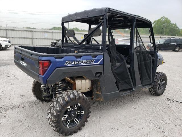 4XARSK995M8476077 - 2021 POLARIS RANGER CREW XP 1000 PREMIUM RIDE COMMAND BLUE photo 4