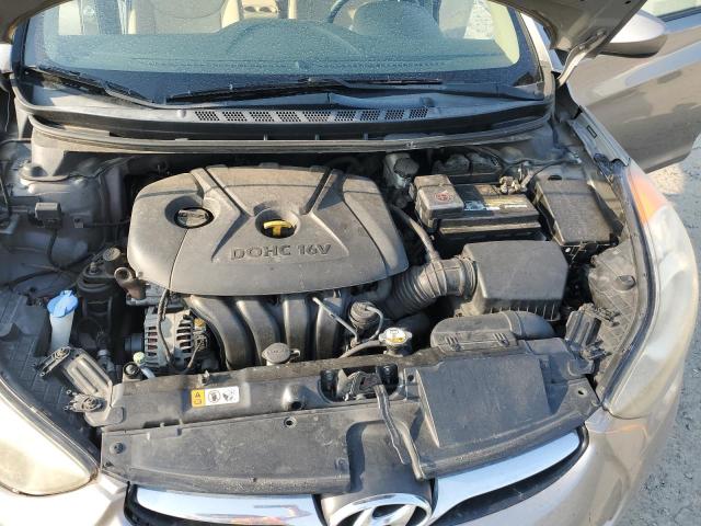 5NPDH4AE2DH266303 - 2013 HYUNDAI ELANTRA GLS GRAY photo 11