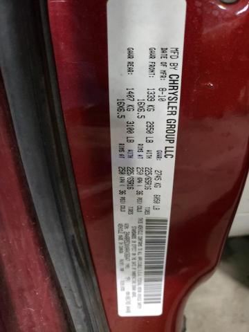 2A4RR5DXXAR436647 - 2010 CHRYSLER TOWN & COU TOURING 红色 照片 13