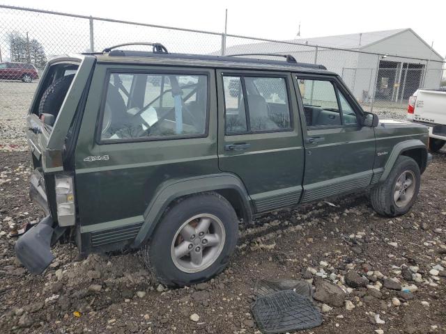 1J4FJ68S7TL215002 - 1996 JEEP CHEROKEE SPORT GREEN photo 3
