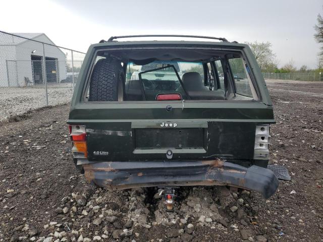 1J4FJ68S7TL215002 - 1996 JEEP CHEROKEE SPORT GREEN photo 6