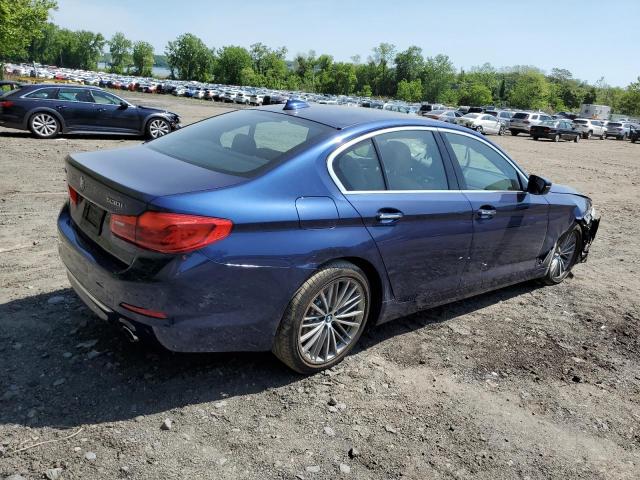 WBAJA7C55JG909567 - 2018 BMW 530 XI BLUE photo 3