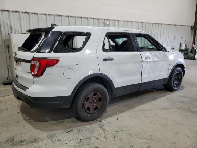 1FM5K8AR5JGA05310 - 2018 FORD EXPLORER POLICE INTERCEPTOR WHITE photo 3