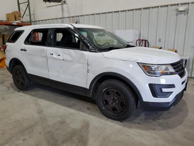 1FM5K8AR5JGA05310 - 2018 FORD EXPLORER POLICE INTERCEPTOR WHITE photo 4