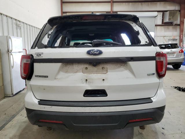 1FM5K8AR5JGA05310 - 2018 FORD EXPLORER POLICE INTERCEPTOR WHITE photo 6