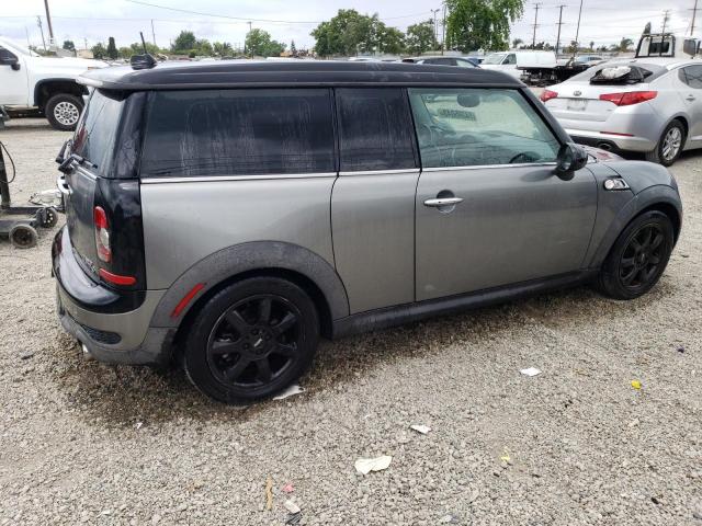 WMWMM3C50ATZ33277 - 2010 MINI COOPER S CLUBMAN GRAY photo 3