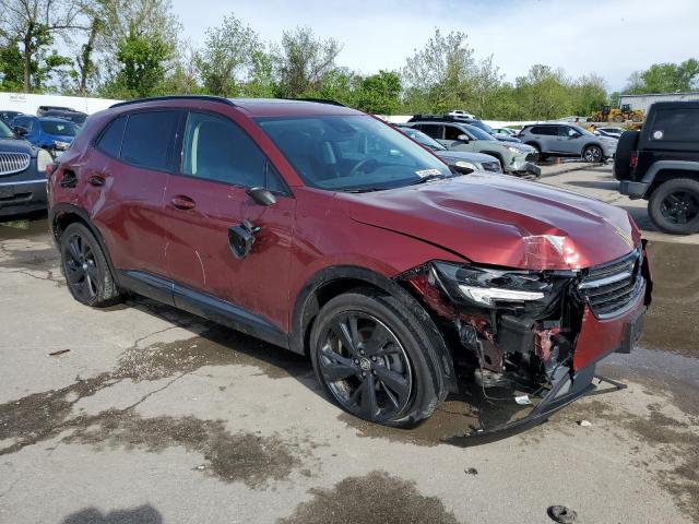 LRBFZPR4XPD213313 - 2023 BUICK ENVISION ESSENCE Kırmızı fotoğraf 4