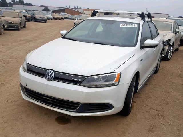 3VW637AJ4DM296349 - 2013 VOLKSWAGEN JETTA HYBRID  photo 2