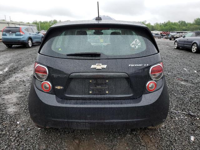 1G1JC6SG6F4107184 - 2015 CHEVROLET SONIC LT BLACK photo 6