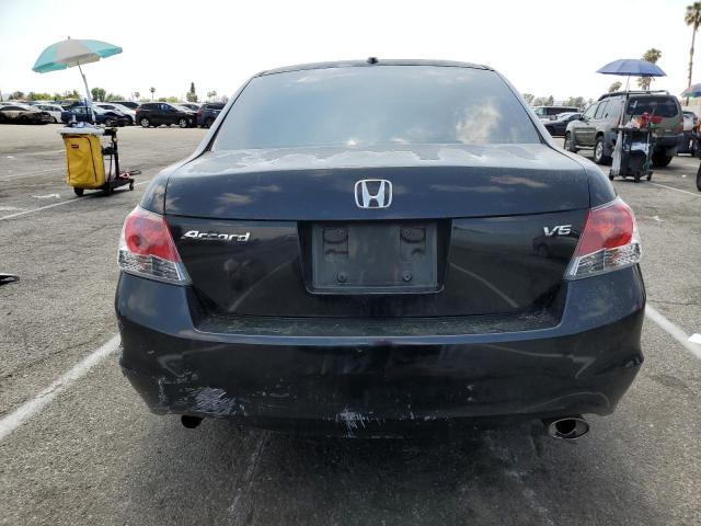 1HGCP36808A014186 - 2008 HONDA ACCORD EXL BLACK photo 6