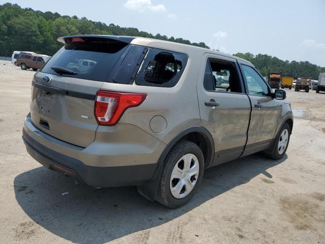 1FM5K8AR3GGC08494 - 2016 FORD EXPLORER POLICE INTERCEPTOR BEIGE photo 3