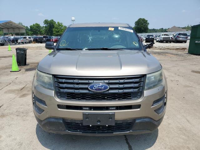 1FM5K8AR3GGC08494 - 2016 FORD EXPLORER POLICE INTERCEPTOR BEIGE photo 5
