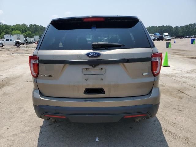 1FM5K8AR3GGC08494 - 2016 FORD EXPLORER POLICE INTERCEPTOR BEIGE photo 6