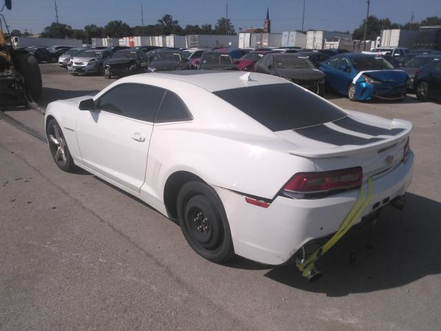 2G1FB1E38E9244949 - 2014 CHEVROLET CAMARO LT WHITE photo 2