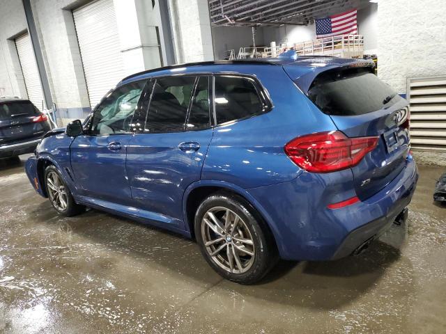 5UXTY9C09M9D87284 - 2021 BMW X3 XDRIVEM40I BLUE photo 2