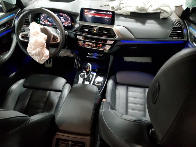 5UXTY9C09M9D87284 - 2021 BMW X3 XDRIVEM40I BLUE photo 8