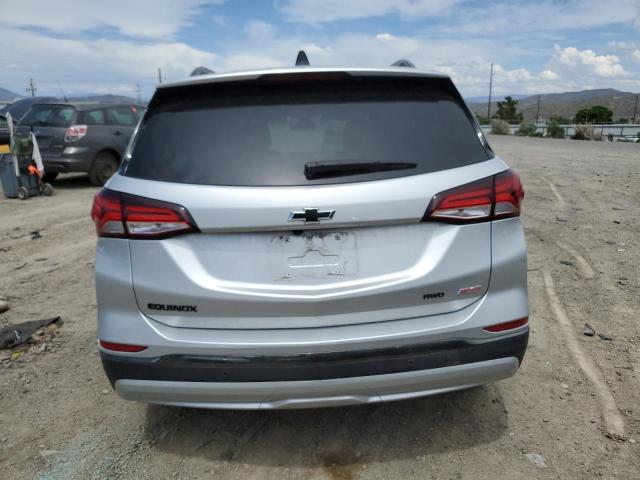 3GNAXWEV7NS120344 - 2022 CHEVROLET EQUINOX RS SILVER photo 6