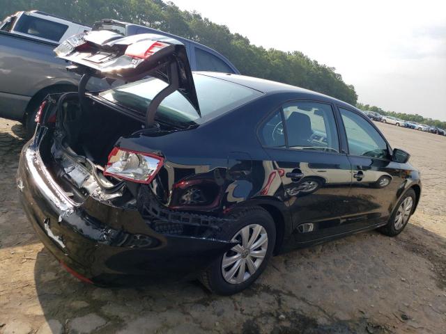 3VW2K7AJ5EM314831 - 2014 VOLKSWAGEN JETTA BASE Schwarz Foto 3