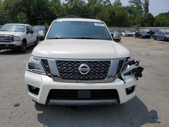 JN8AY2NF2K9352408 - 2019 NISSAN ARMADA PLATINUM WHITE photo 5