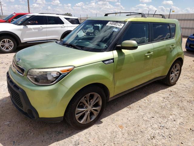KNDJP3A51F7785320 - 2015 KIA SOUL + GREEN photo 1