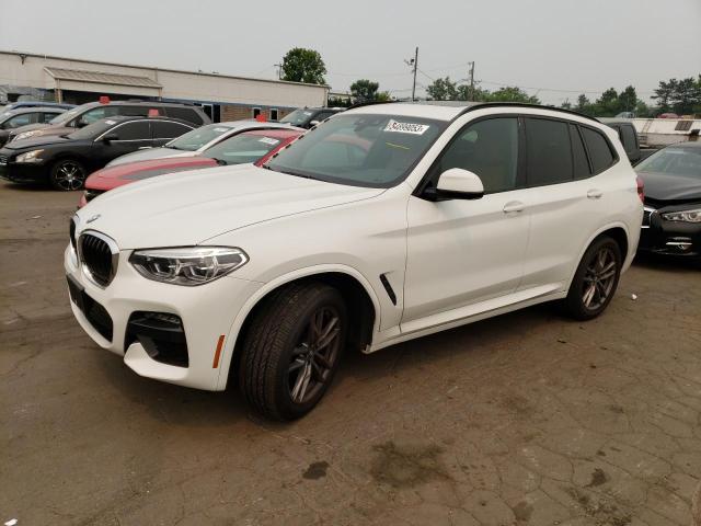 5UXTY5C02M9F86105 - 2021 BMW X3 XDRIVE30I WHITE photo 1