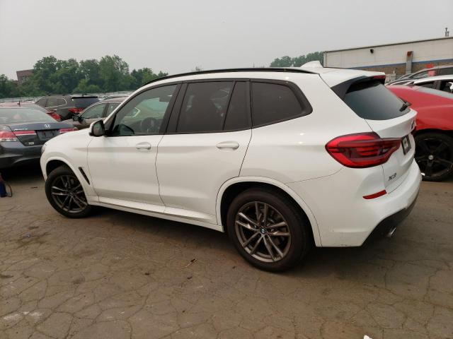 5UXTY5C02M9F86105 - 2021 BMW X3 XDRIVE30I WHITE photo 2