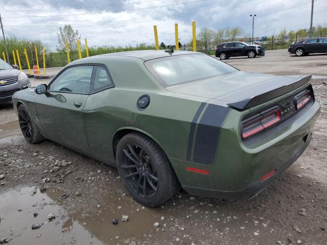 2C3CDZFJ4MH631653 - 2021 DODGE CHALLENGER R/T SCAT PACK GREEN photo 2