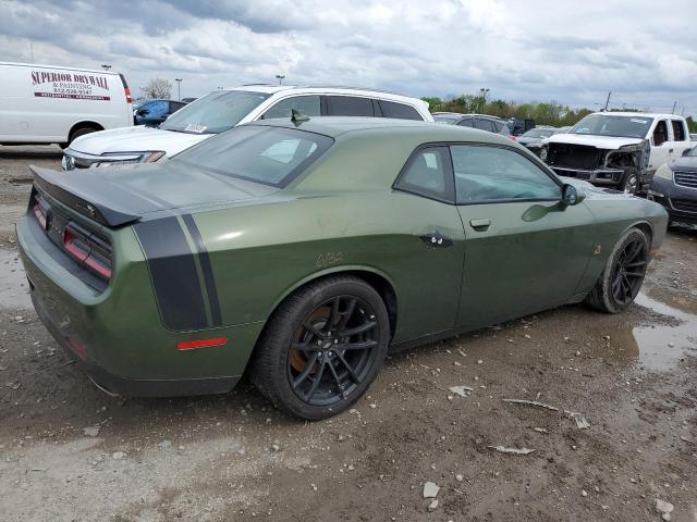2C3CDZFJ4MH631653 - 2021 DODGE CHALLENGER R/T SCAT PACK GREEN photo 3