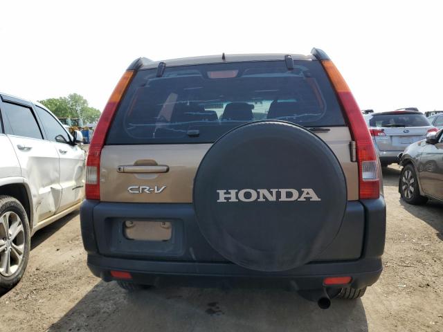 JHLRD68494C000625 - 2004 HONDA CR-V LX GOLD photo 6