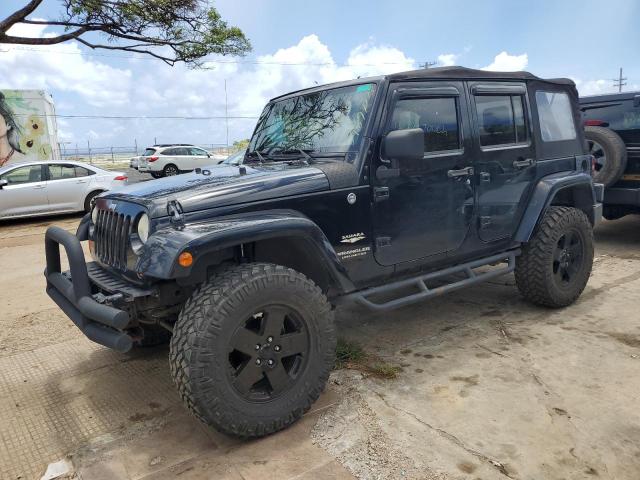 1J4GA59177L218640 - 2007 JEEP WRANGLER SAHARA BLACK photo 1