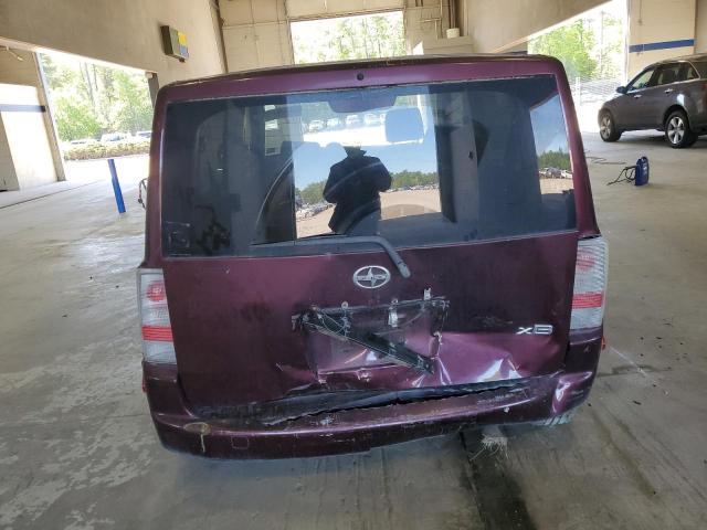 JTLKT324150205372 - 2005 TOYOTA SCION XB MAROON photo 6