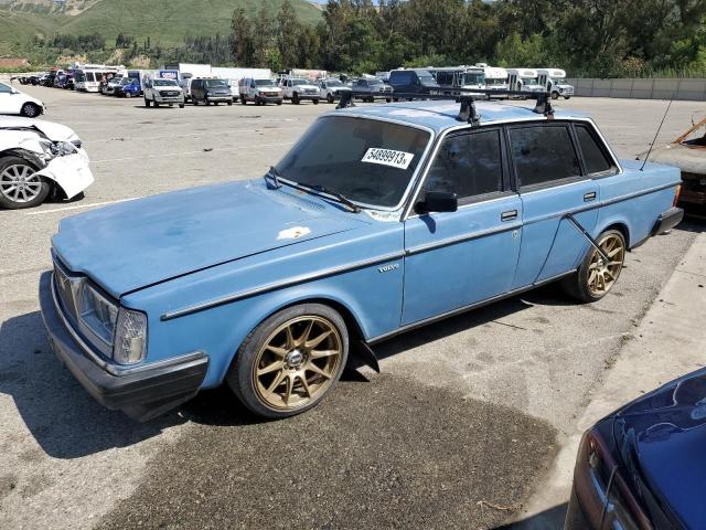 YV1AX8849F1094513 - 1985 VOLVO 244 DL BLUE photo 1