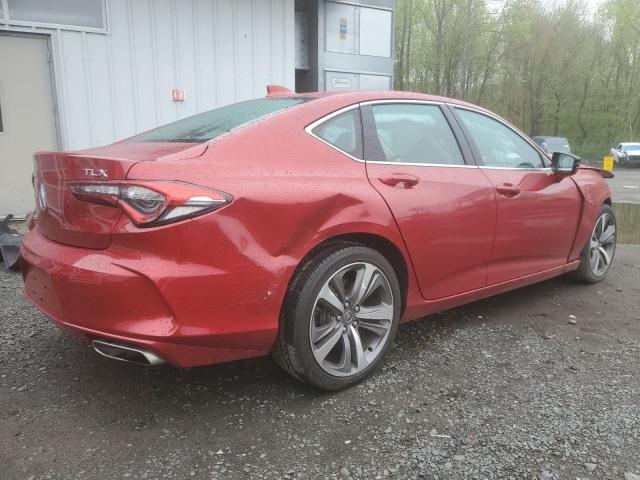 19UUB5F6XMA014719 - 2021 ACURA TLX ADVANCE RED photo 3