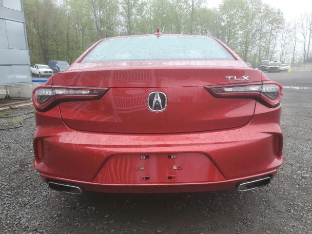 19UUB5F6XMA014719 - 2021 ACURA TLX ADVANCE RED photo 6