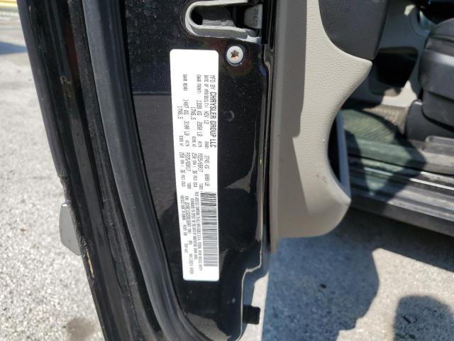 2C4RC1CG2DR616047 - 2013 CHRYSLER TOWN & COU TOURING L BLACK photo 13