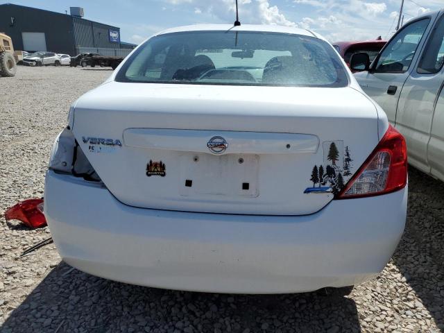 3N1CN7APXCL927679 - 2012 NISSAN VERSA S WHITE photo 6