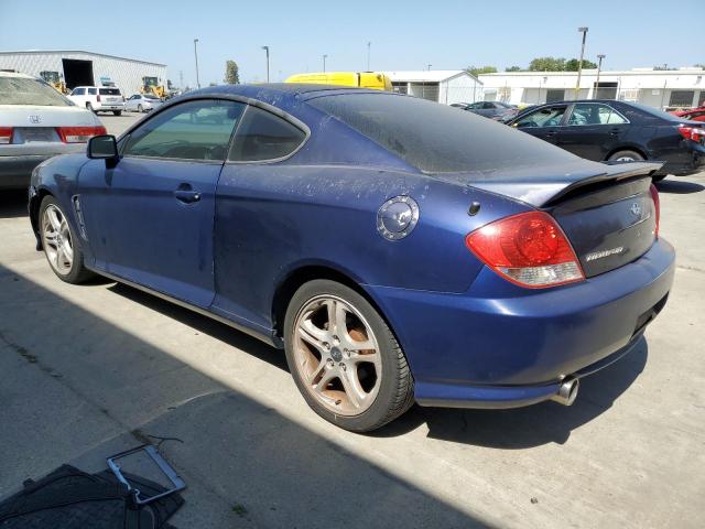 KMHHN65FX6U225186 - 2006 HYUNDAI TIBURON GT BLUE photo 2