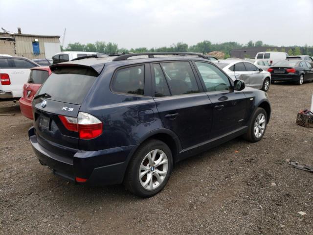 WBXPC9C46AWJ36644 - 2010 BMW X3 XDRIVE30I BLUE photo 3