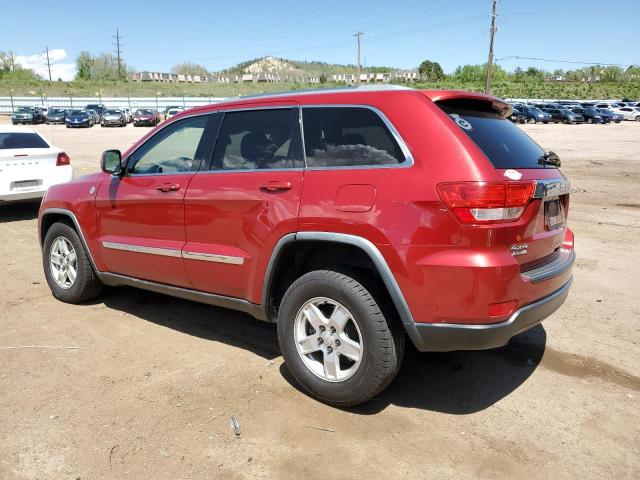 1J4RR4GG4BC563510 - 2011 JEEP GRANDCHERO LAREDO RED photo 2