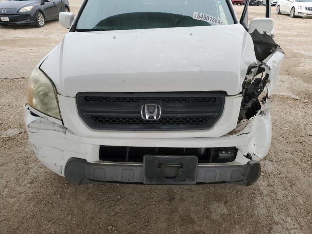 2HKYF18574H562056 - 2004 HONDA PILOT EXL WHITE photo 12