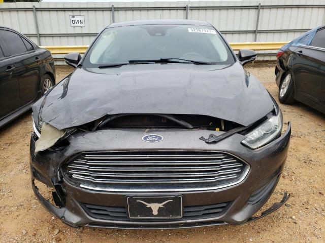 3FA6P0H71GR345240 - 2016 FORD FUSION SE GRAY photo 5