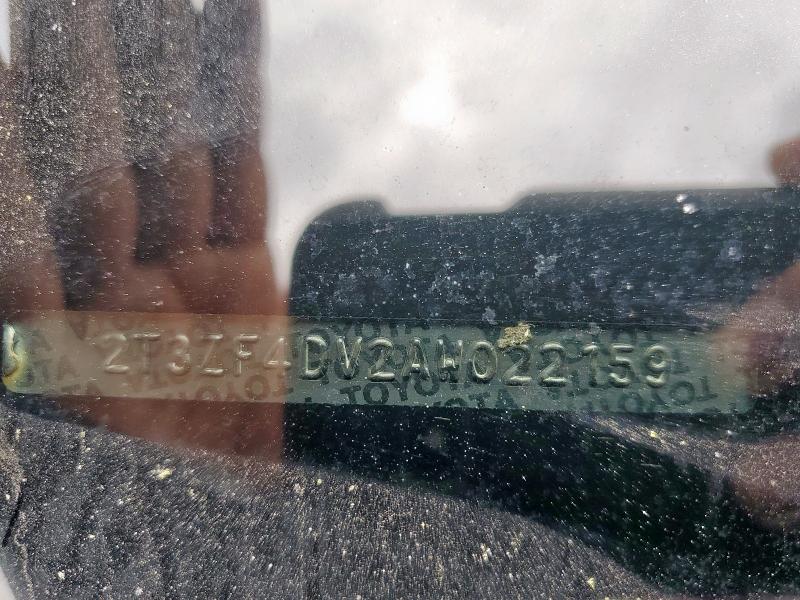 2T3ZF4DV2AW022159 - 2010 TOYOTA RAV4 WHITE photo 13