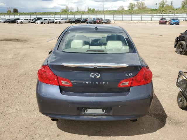 JN1CV6AP9BM301622 - 2011 INFINITI G37 BASE GRAY photo 6