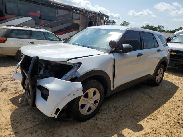 1FM5K8AB0MGB04396 - 2021 FORD EXPLORER POLICE INTERCEPTOR WHITE photo 1