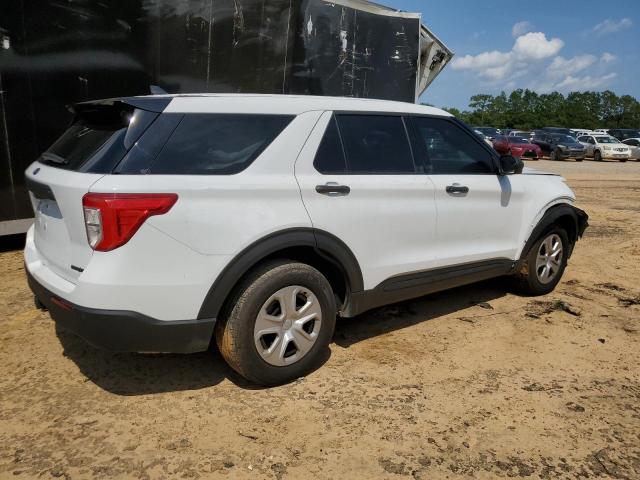 1FM5K8AB0MGB04396 - 2021 FORD EXPLORER POLICE INTERCEPTOR WHITE photo 3