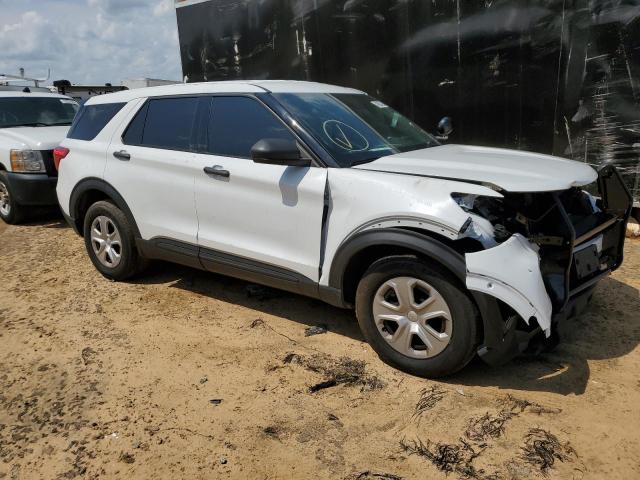 1FM5K8AB0MGB04396 - 2021 FORD EXPLORER POLICE INTERCEPTOR WHITE photo 4