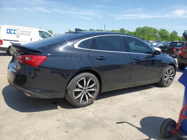 1G1ZG5ST3MF043606 - 2021 CHEVROLET MALIBU RS BLACK photo 3